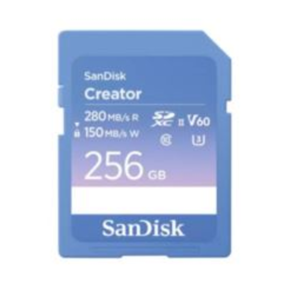 256GB Creator SDCX UHS-II 280MB/s SD Card resmi